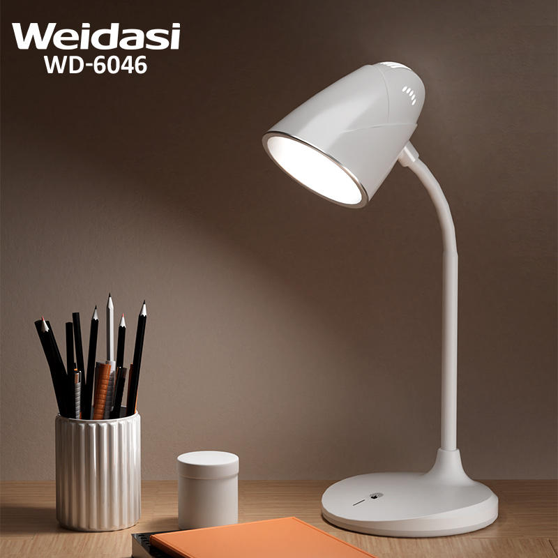 ENERGY / WEIDASI 6046 Rechargeable Desk Lamp Eye Comfort Study Lamp Touch Control LED 2400mAh Lithium Battery - table Lamp. 
