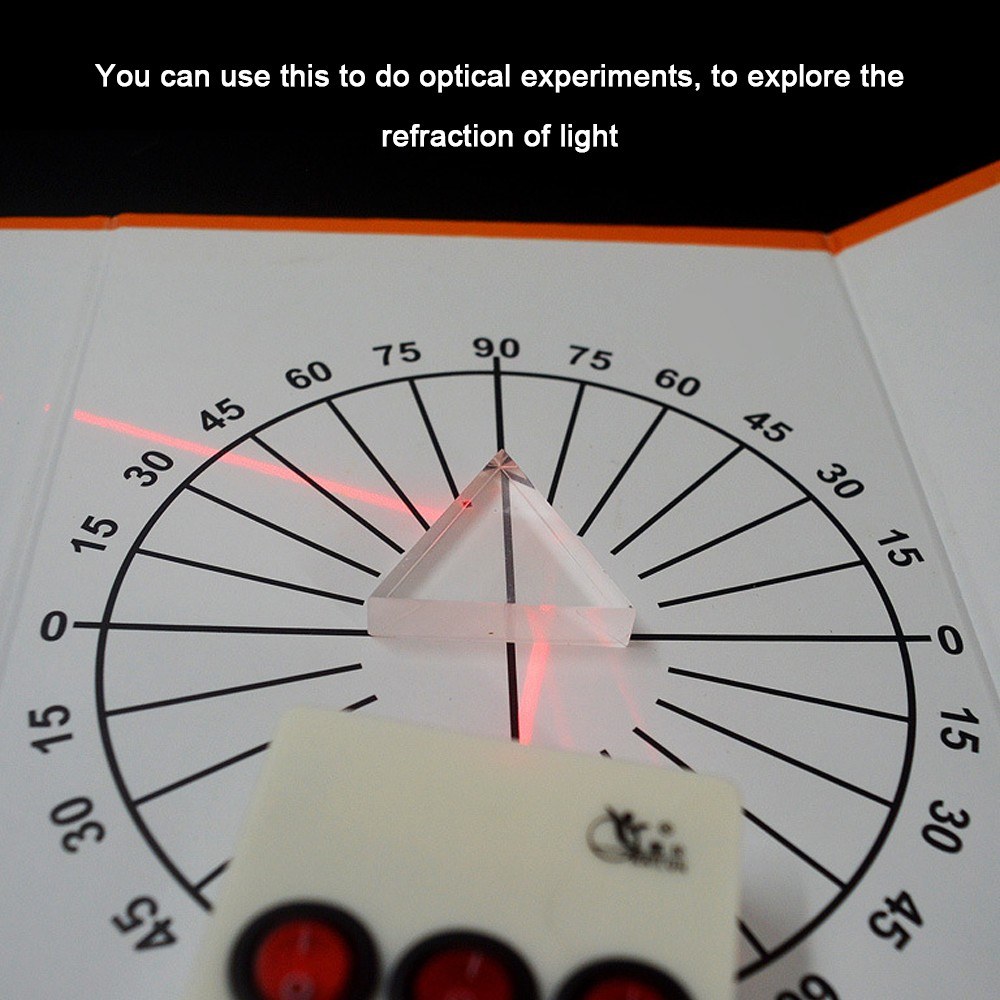 Physical Optical Kit Laboratory Equipment Optical Concave Convex Lens Prism Set Optical Test Box. 