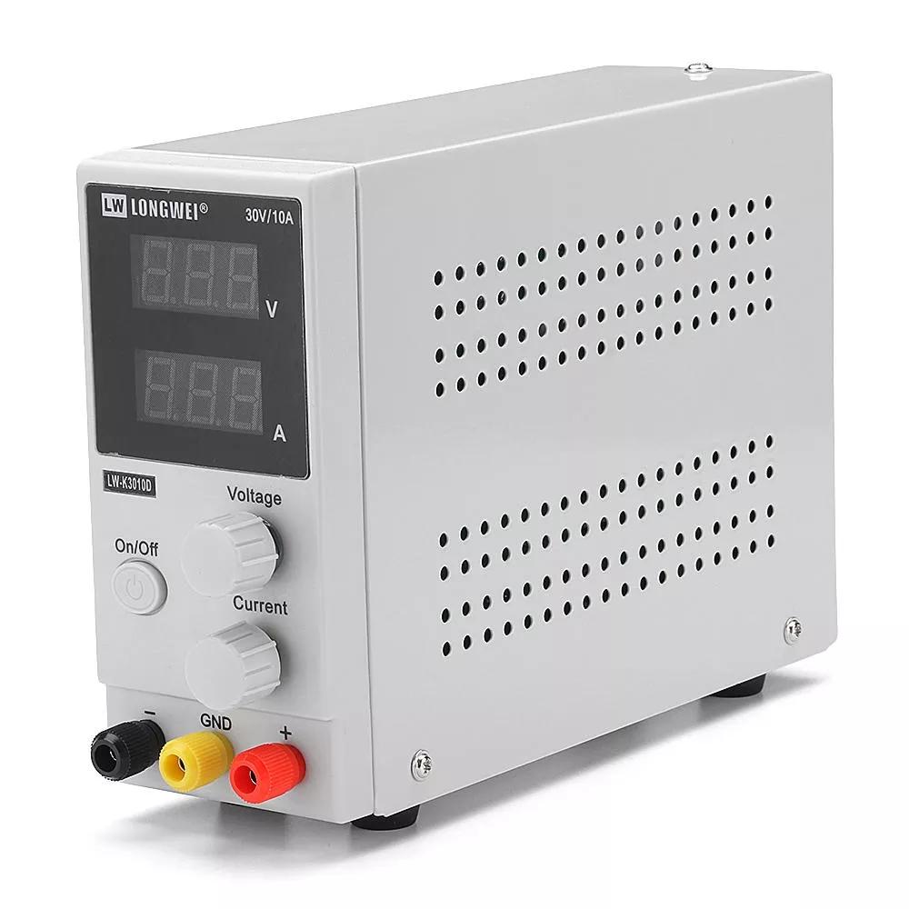 LONG WEI LW-K3010D 110V/220V 30V 10A Adjustable LED Digital Display DC Power Supply Switching Regulated Power Supply. 
