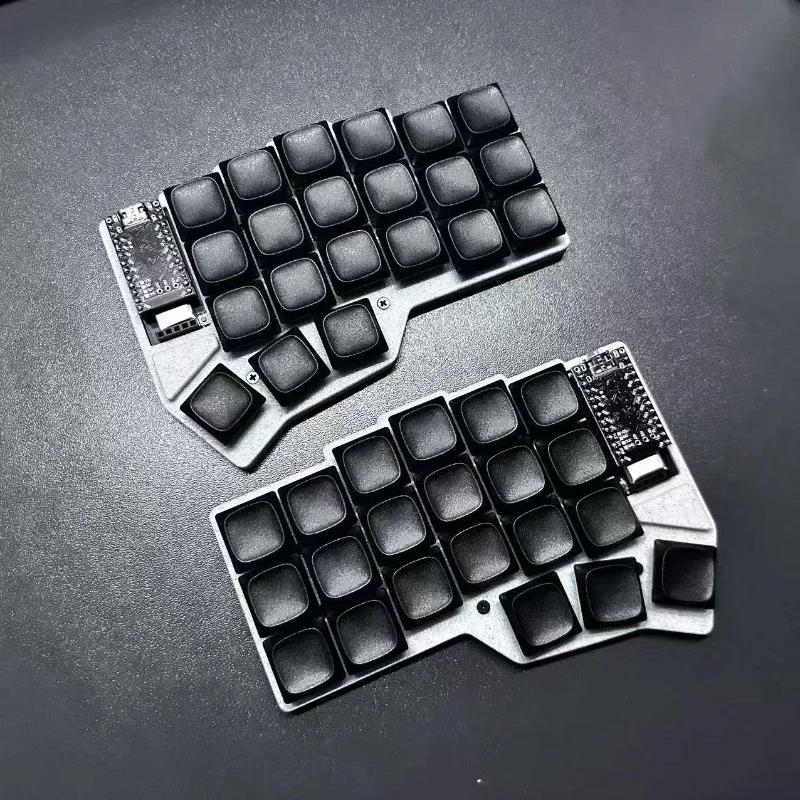 Corne 3x6 Low Profile Split Keyboards Ergonomic Custom Zmk Bluetooth Nice View Screen Choc V1 Wireless Split Mechanical Keyboard. 
