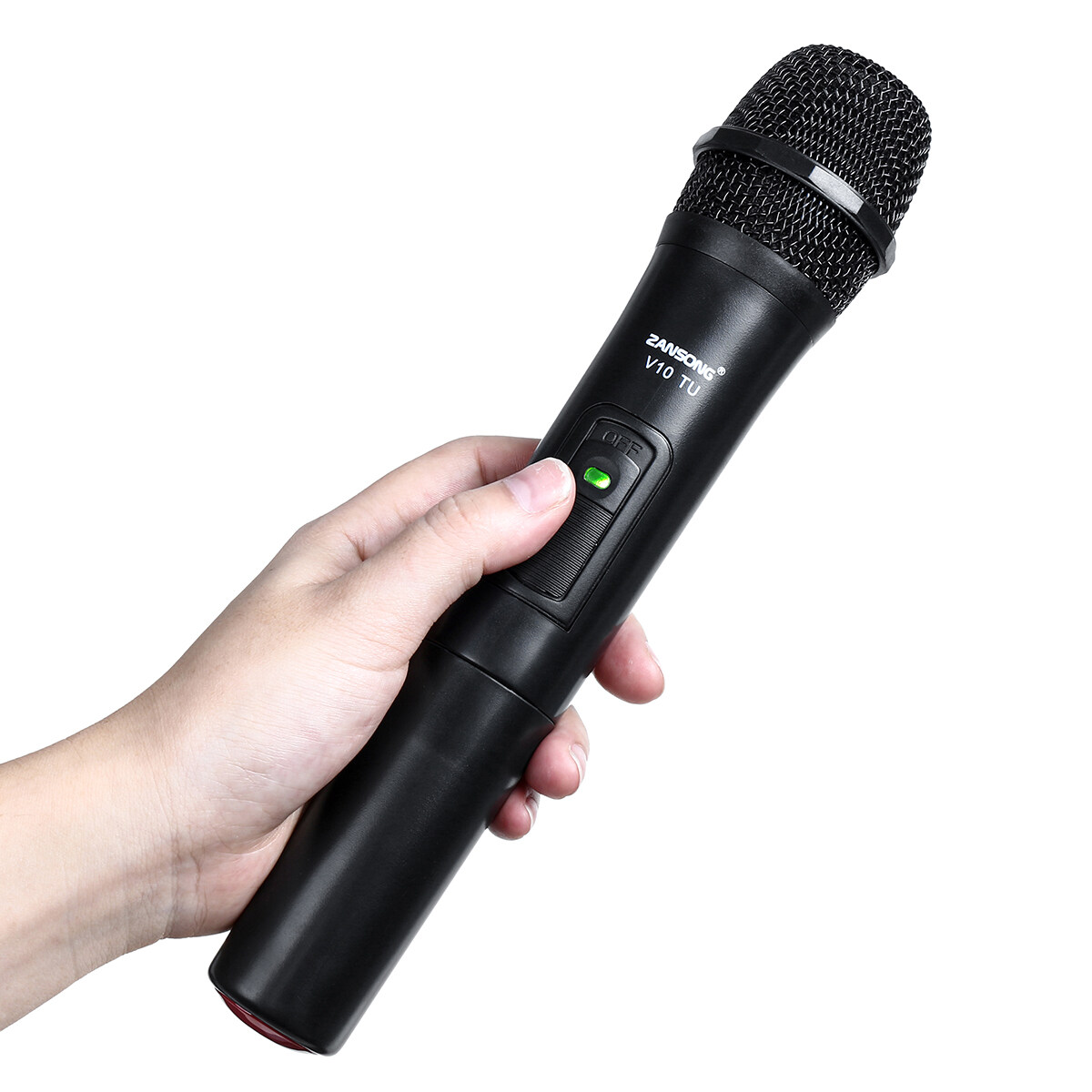 VHF Wireless Studio Microphone Handheld Mic Karaoke System with Receiver. 