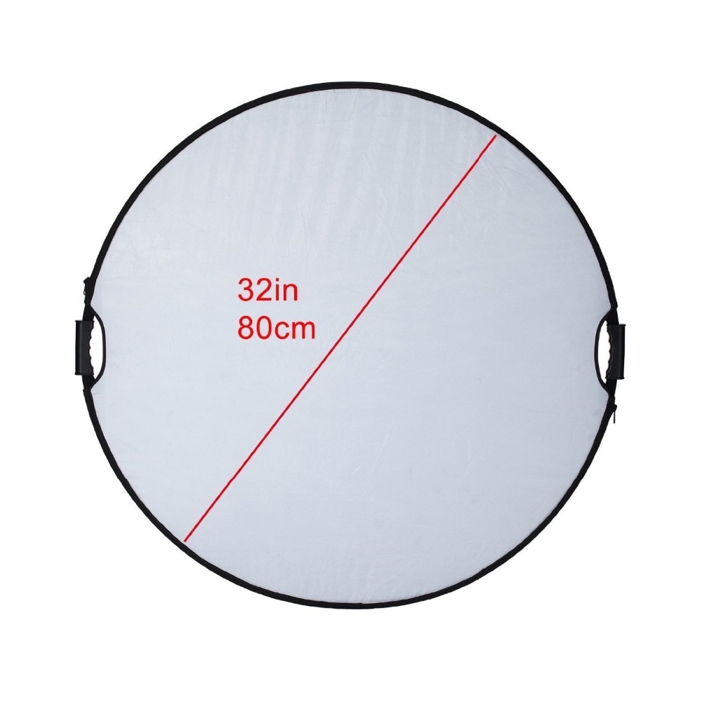 Selens Reflector Photography with Carry Bag Portable Round Camera light reflector diffuser for Photo Studio 80cm 5 in 1. 