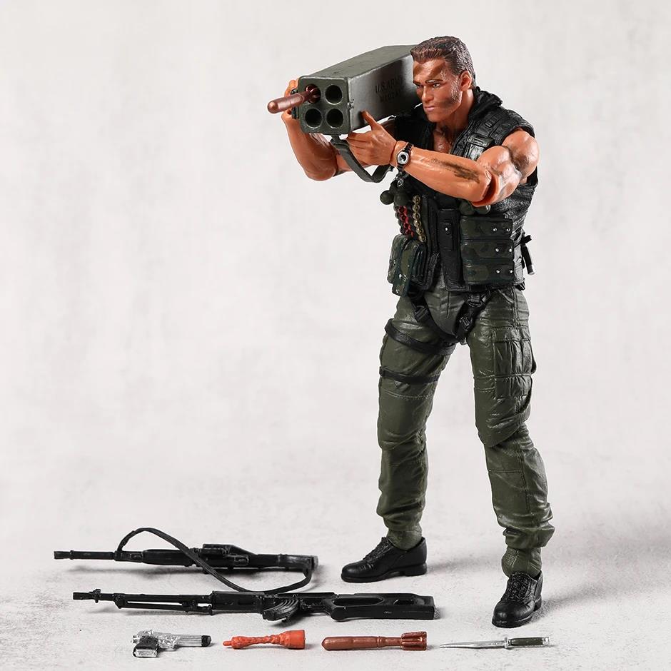 NECA Commando Schwarzenegger John Matrix Ultimate Action Figure Toy Collection Model