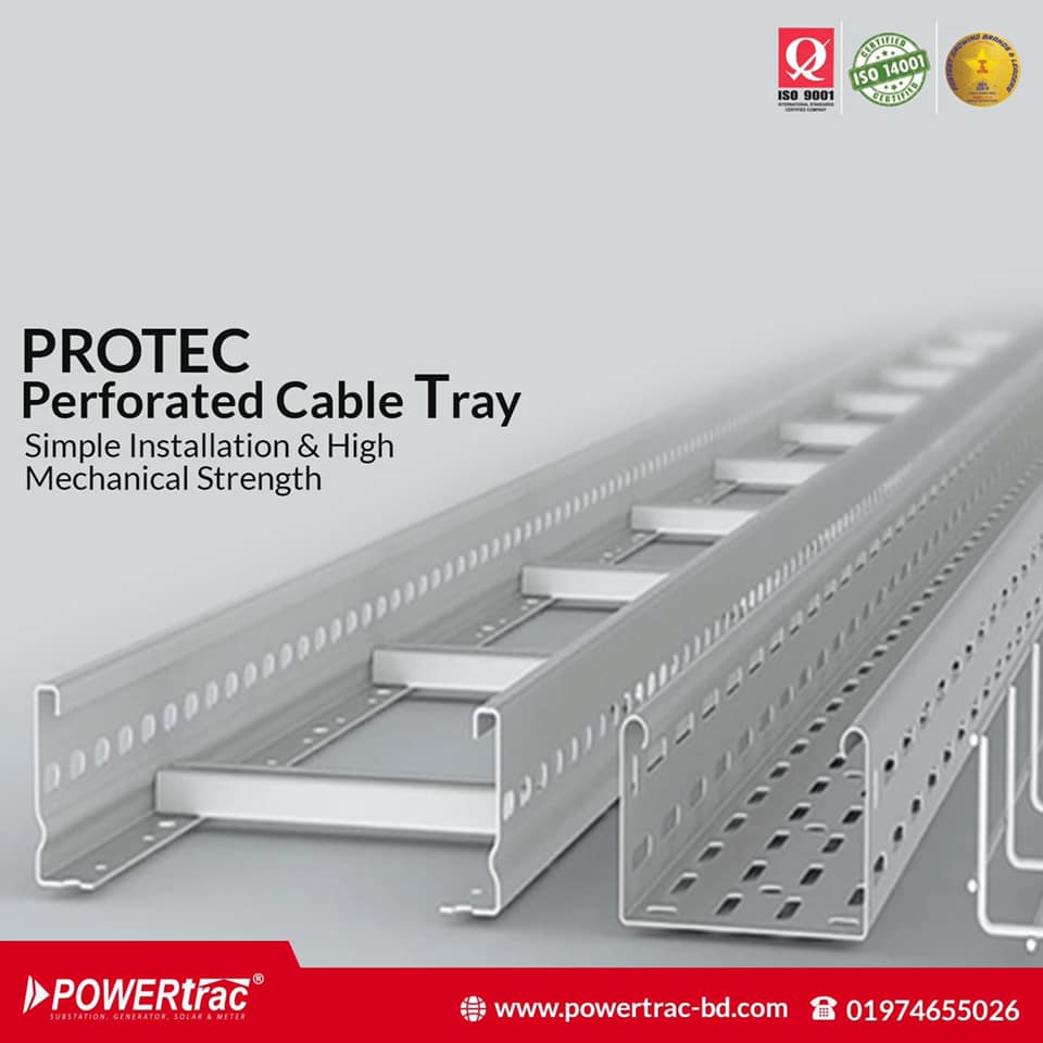 Protec Perforated Cable Tray. 