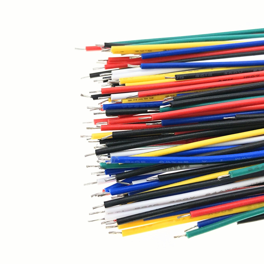 【Hey my home】Breadboard Jumper Cable Wires Kit Tinning Double Tinned Component Pack 13 Types 10 Pcs each 5CM 10CM. 