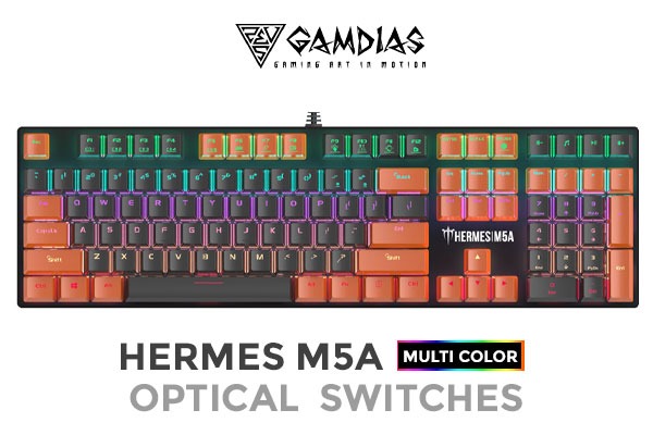 Gamdias Hermes M5A Mechanical Gaming Keyboard. 