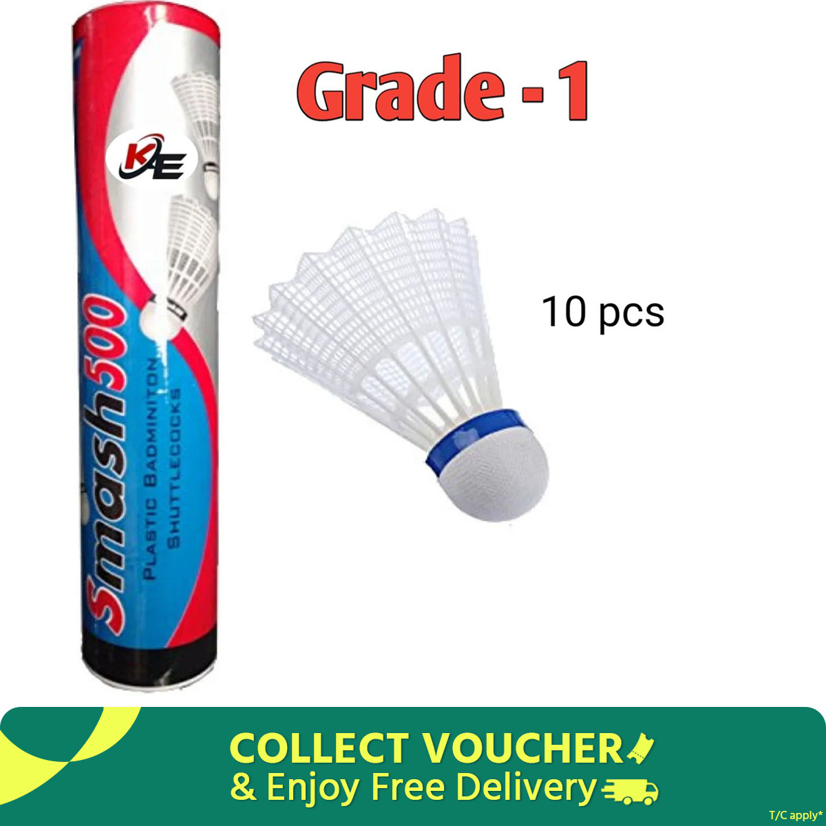 White Badminton Feather Cock - 10 Pieces: Stock Up On Shuttlecocks For Your Badminton Games With This Set Of 10 White Feather Cocks.