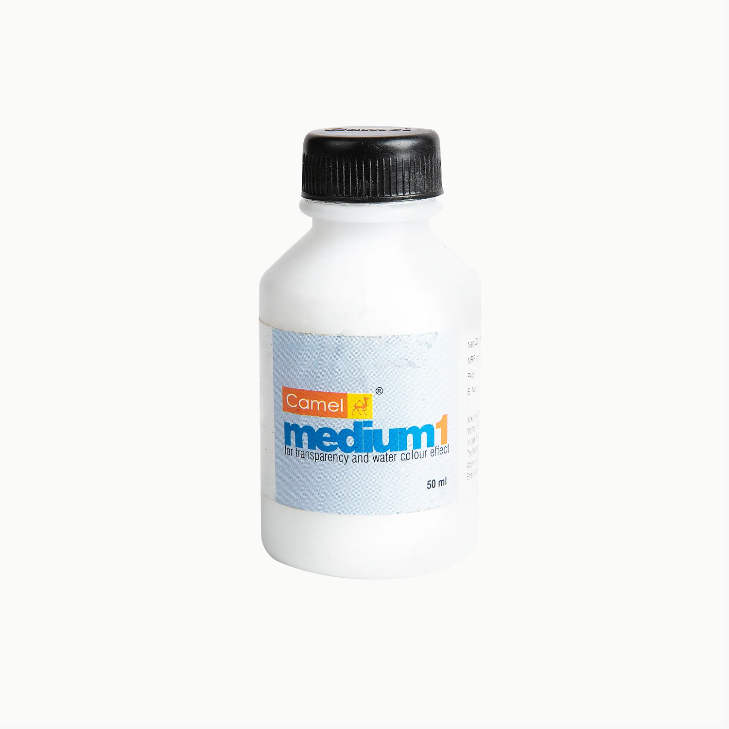 CAMEL MEDIUM 1 50ML (1pc) for acrylic colour. 