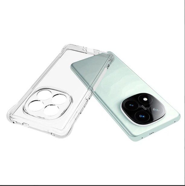 Redmi Note 14 Pro / Redmi Note 14 Pro Plus 5G | Compatible for Mi Redmi Note 14 Pro Plus 5G / Redmi Note 14 Pro Back Case Cover | Case Cover with Camera Protection | (TPU + PC | Transparent). 