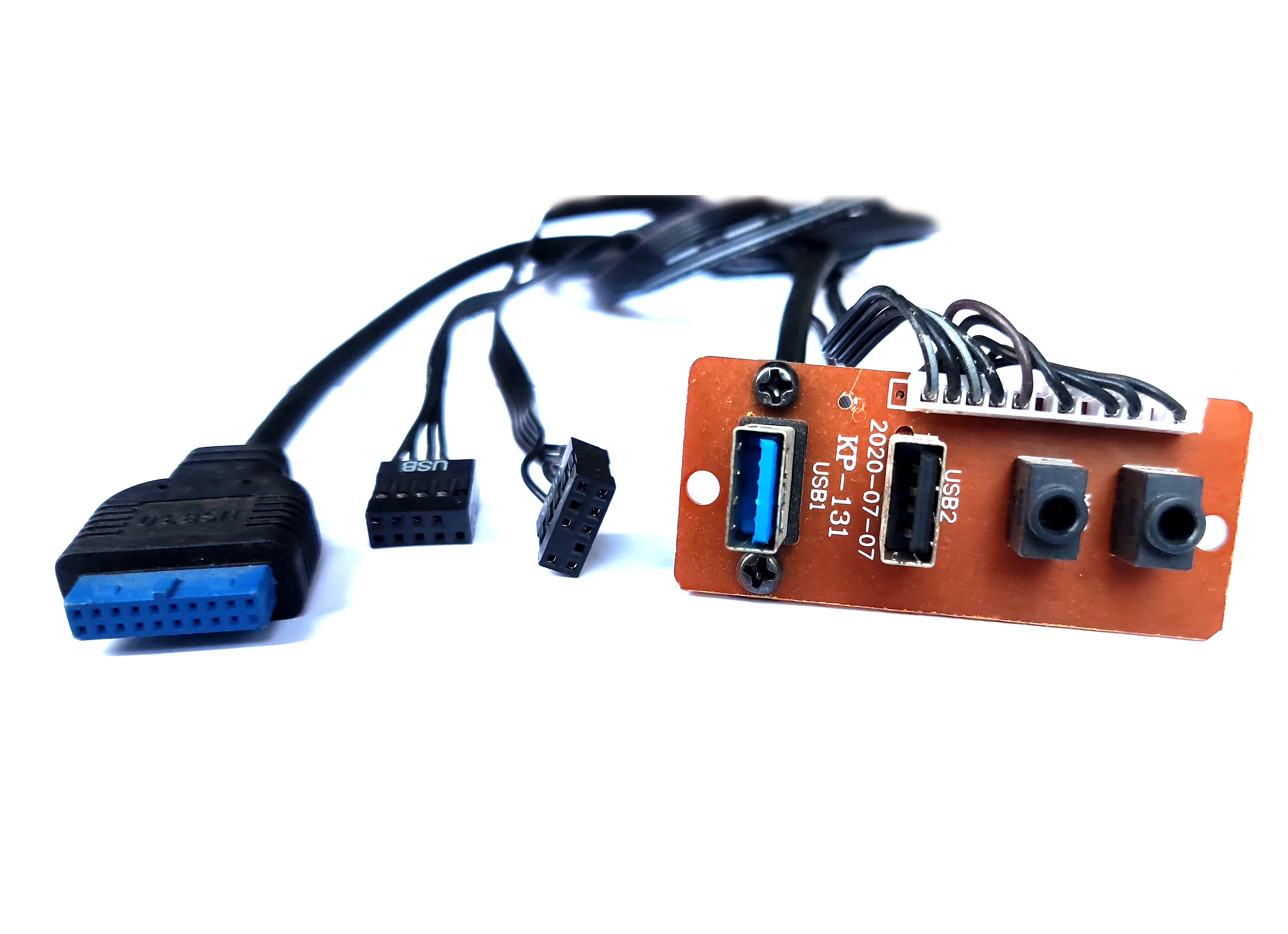 USB 2.0+ 3.0 port chassis PC computer case audio front panel replace cable. 