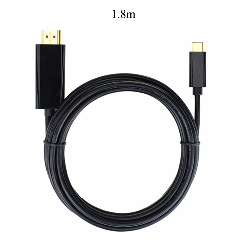 Wholesale Typec to hdmi 4K*2K UHD Type-c to HDMI Cable 3D USB C to HDMI Cable Audio Video Sync type c to hdmi 1.8m