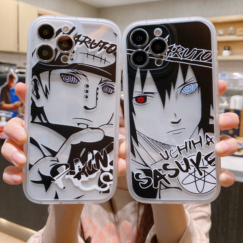 Naruto Sasuke iphone13 Payne 12 Anime 15promax Phone Case Frosted 11 Soft Shell 14 Applicable
