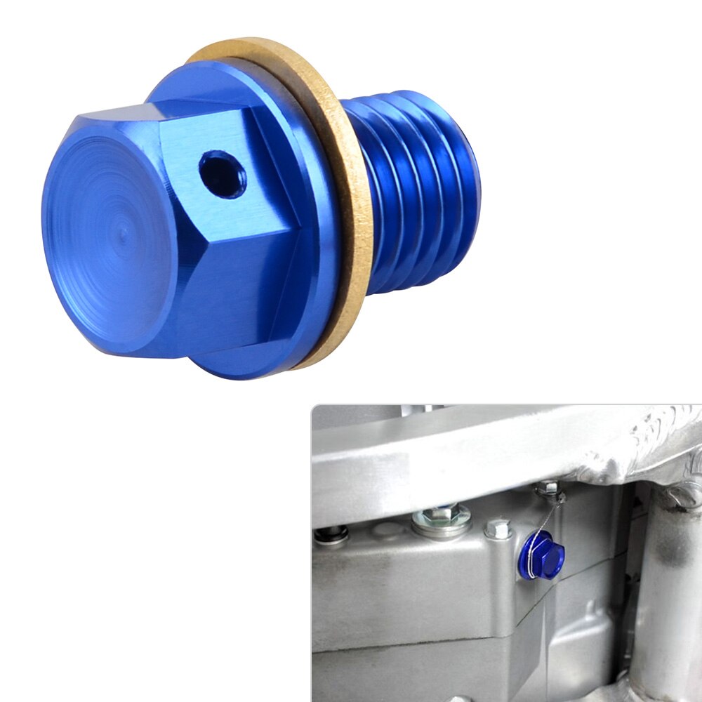 【VisioN Shop】green CNC Oil Drain Plug Bolt For Honda CRF 70 100 CR500 CR125R CR250R CRM250 CRF250L/M XR250 XR600R XR650R CRF1000L. 