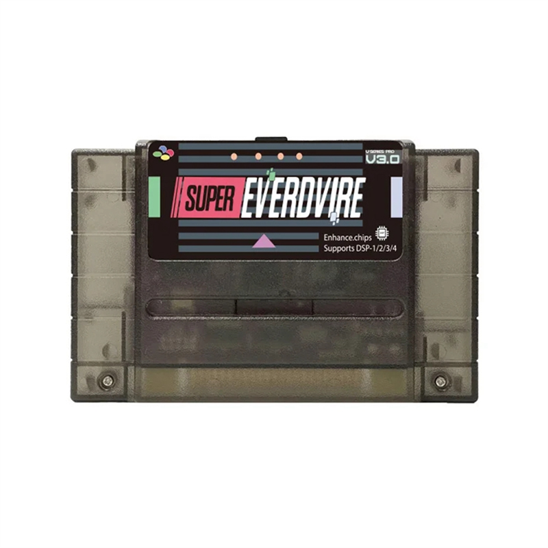 Game Card Game Console Super DSP Version Plus 3000 in 1 3.0/3.1 Game Card for SNES USA 16 Bit Video B. 