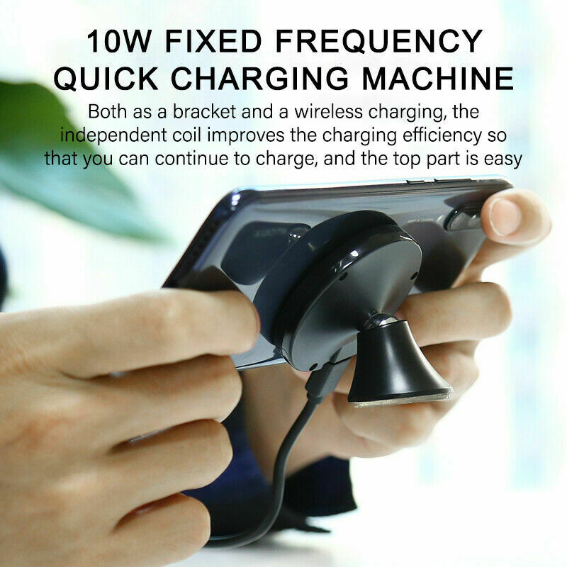 10W Qi Car Wireless Charger For iPhone 11 Pro X Xs MAX Fast Wireless Charging Stand Car Phone Holder for Samsung Galaxy Good effect and easy to use. 
