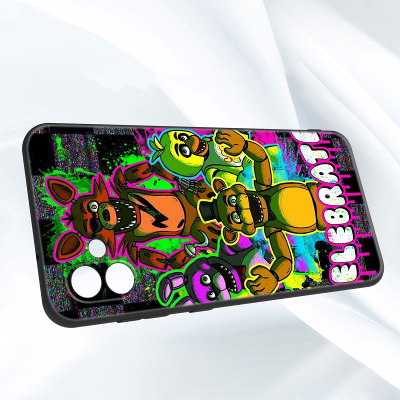 Fnaf Animatronics Phone Case For Samsung Galaxy A01 A03 Core A04 E A02 A05 A10 A20 A21 A30 A50 S A6 A8 Plus A7 2018 Black Cover. 