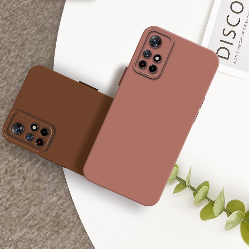 For Xiaomi Redmi Note 11T 5G Back Mobile Phone Case Simple Luxury Colorful Liquid Silicone Protect Lens Shockproof Full Soft Cover. 