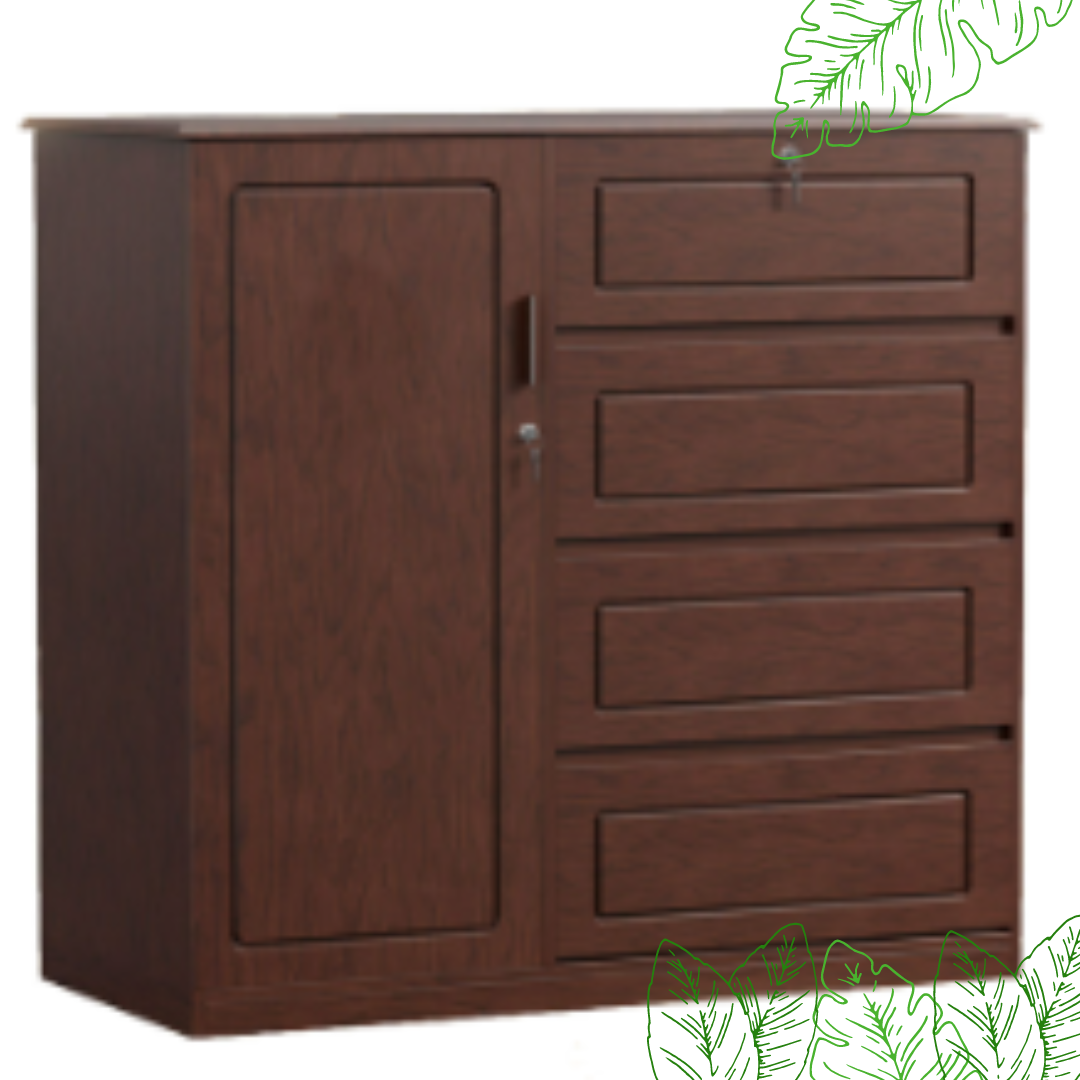 Wardrobe Made By  MDF Board. 