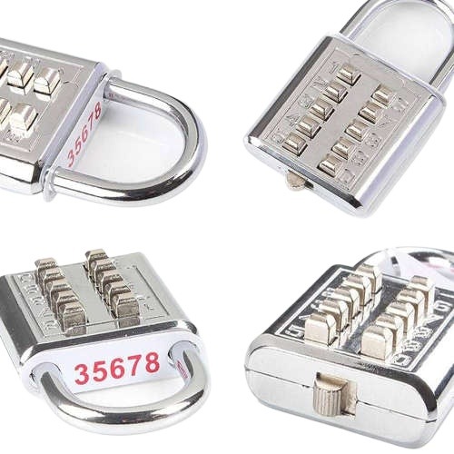 8-Digit Combination Padlock Push Button Lock for Locker | 8 digit password padlock. 