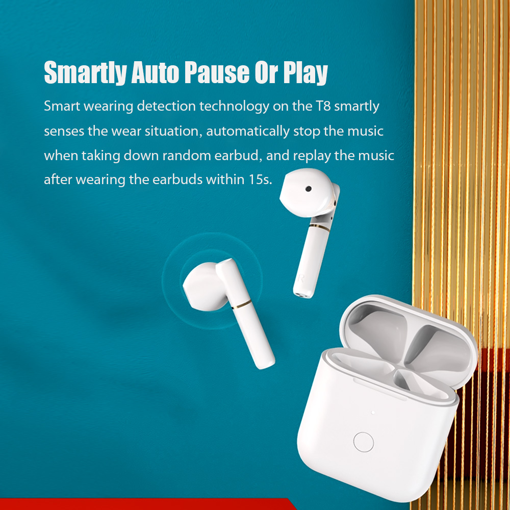QCY T8 TWS EarP-C-Life Touch Control QCY APP With Charging Case. 