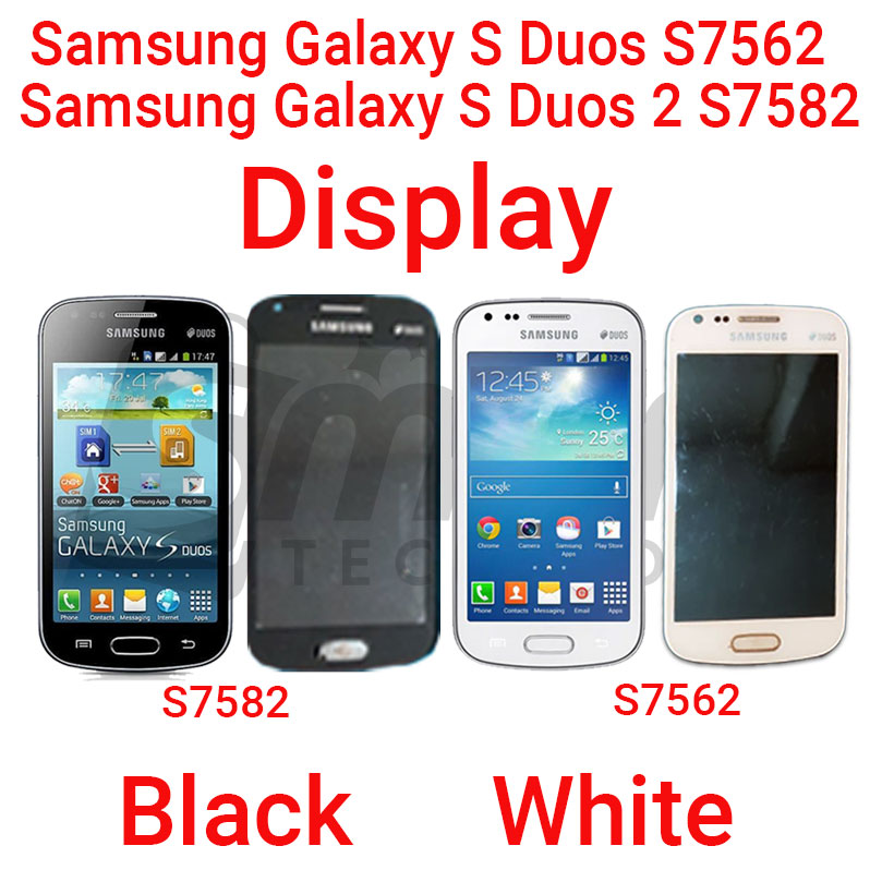 LCD Screen Display With Frame for Samsung Galaxy S Duos S7562/ S Duos 2 S7582 Collected from Used Phone