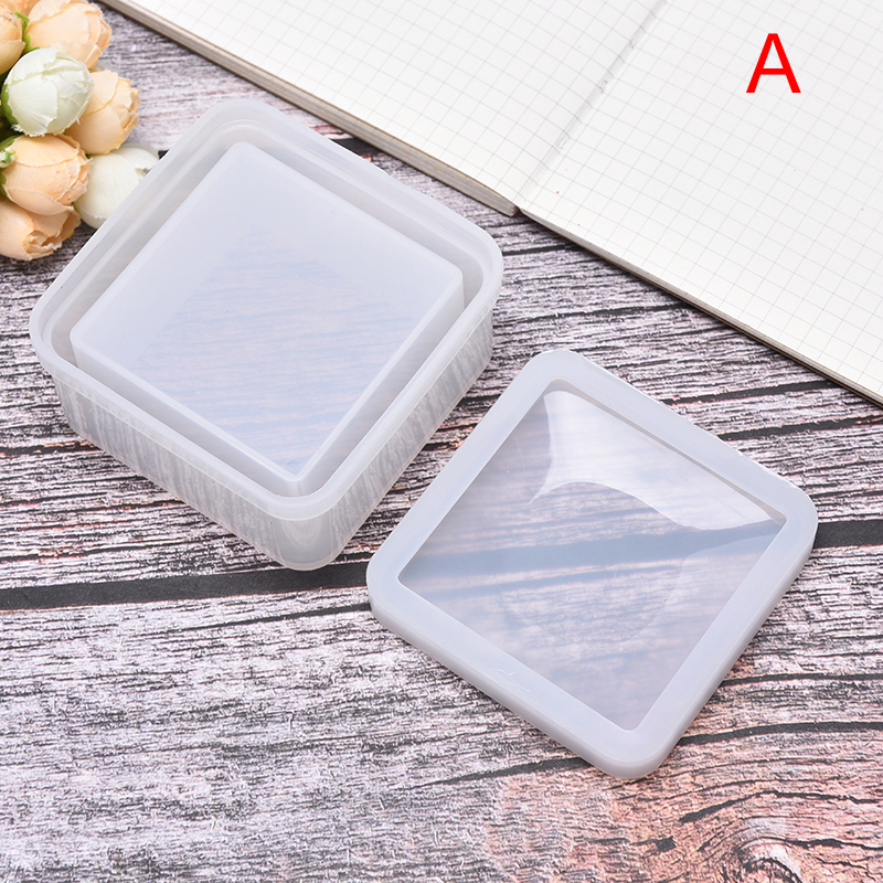 【Toy life hall】Heart Shape Resin Silicone Mold Hexagon Box DIY Table Jewelry Box