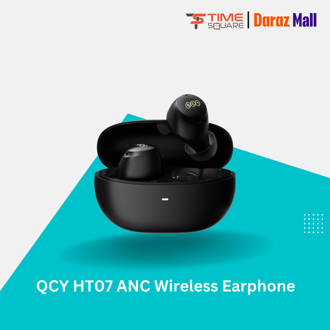 QCY HT07 ANC Wireless Earphone 40dB Active Noise Cancelling TWS Earbuds