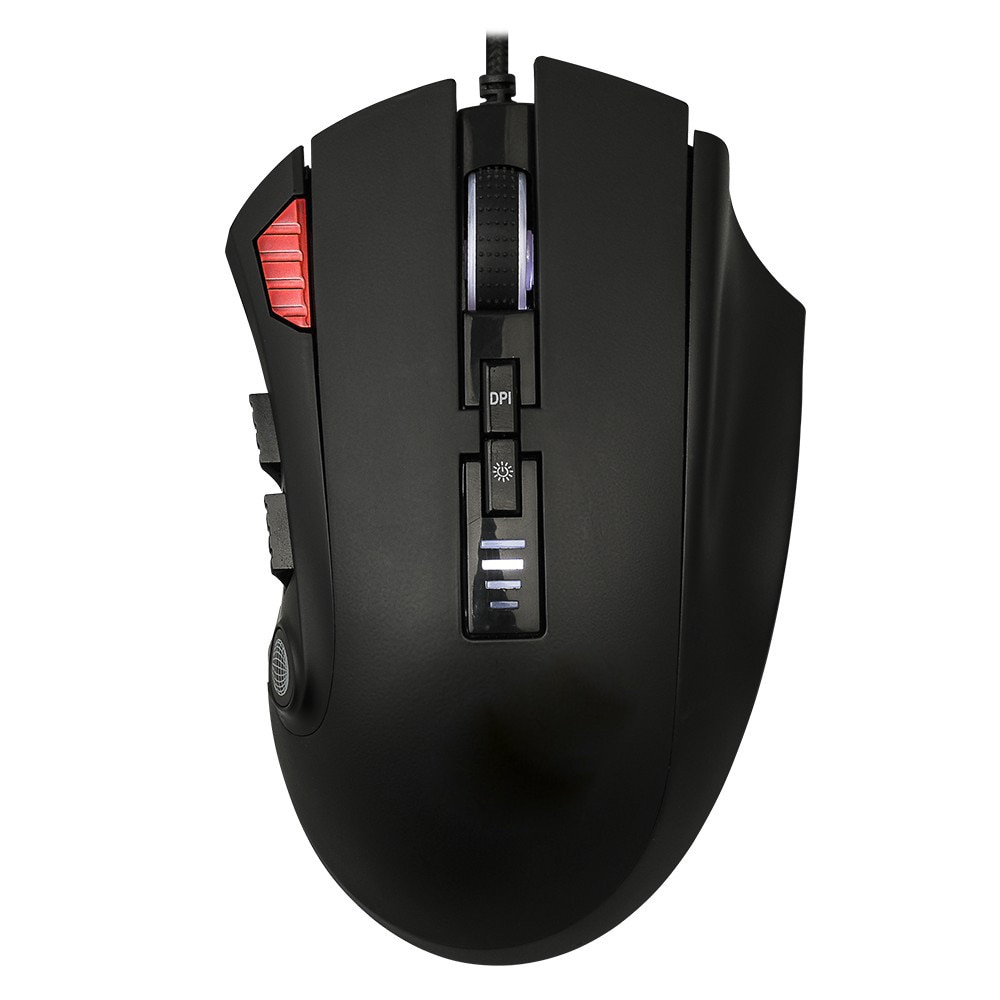 【happy one】USB Wired Mouse PC Mouse Professional Competition Mouse With Side Button Dpi Adjust Key Sensitive Sensor. 
