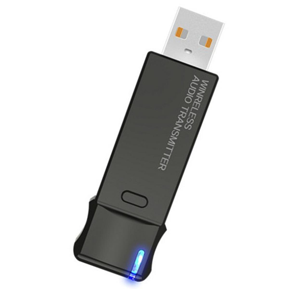 Driver-Free USB Bluetooth 5.3 Audio Transmitter, for Game Console PS4/5, Computer, Compatible with Windows XP/7/8/10