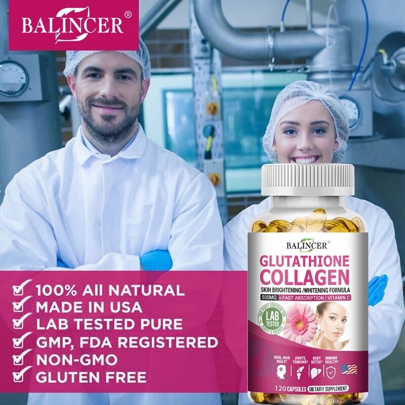 Balincer Glutathione Whitening Capsules, Collagen - Anti-aging, Immune Support, Improve Skin, Hair, Nails | Daraz.com.bd Balincer Glutathione Whitening Capsules, Collagen - Anti-aging, Immune Support, Improve Skin, Hair, Nails | Daraz.com.bd