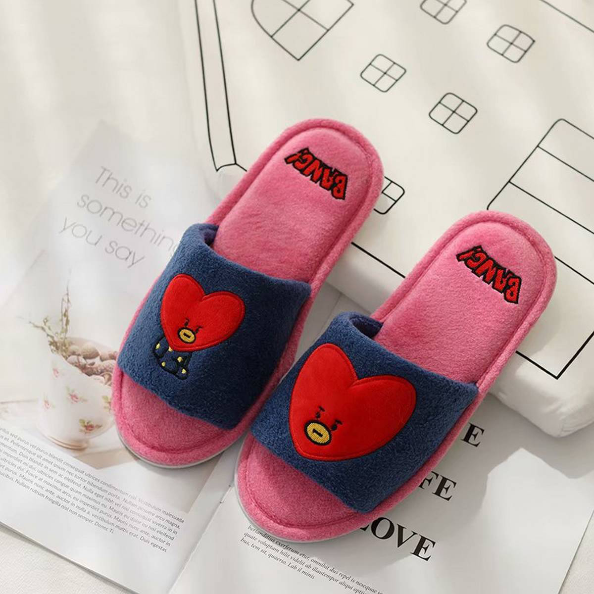 KPOP BTS BT21 TATA RJ COOKY Plush Half 