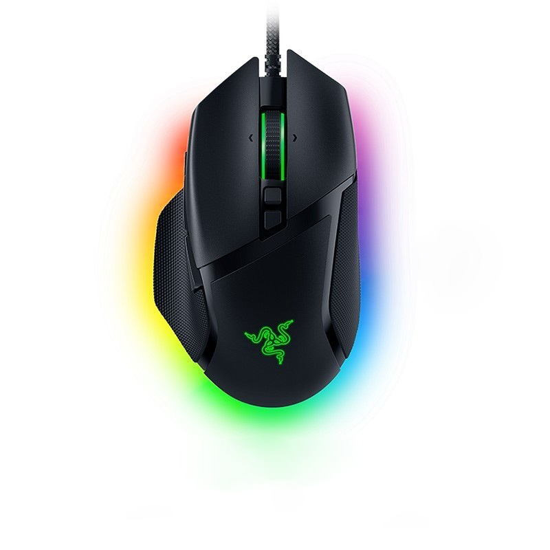 Basilisk V3 Baselis Snake V3 E-Sports RGB Wired Mouse Computer Game Intelligent Roller Magic Acceleration. 