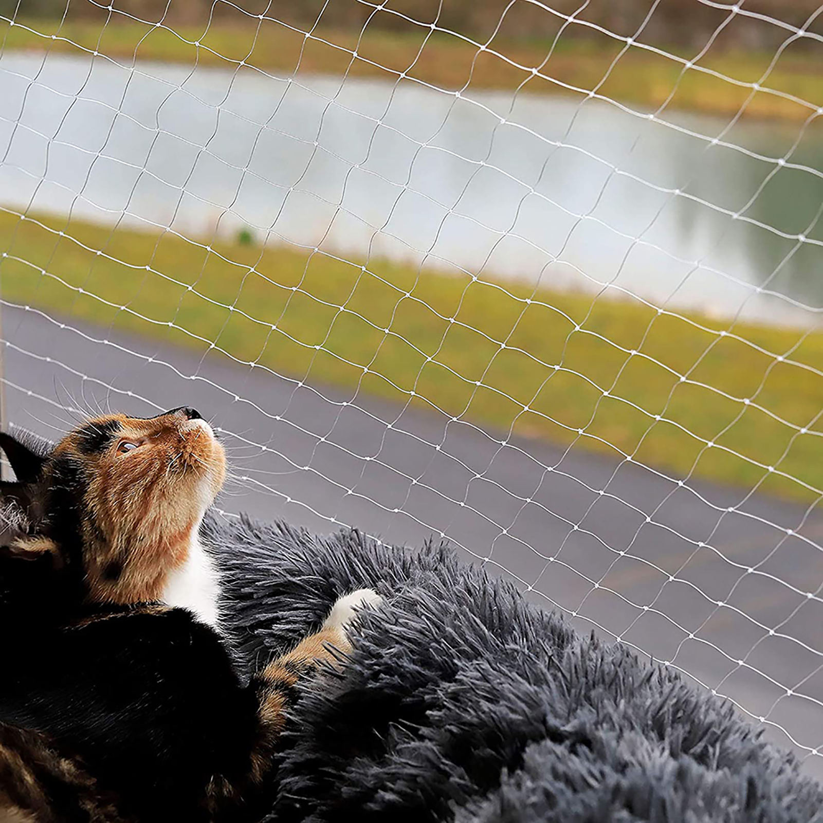 Cat Safety Net Uvioresistant Pet Cat Safety Protector Net. 