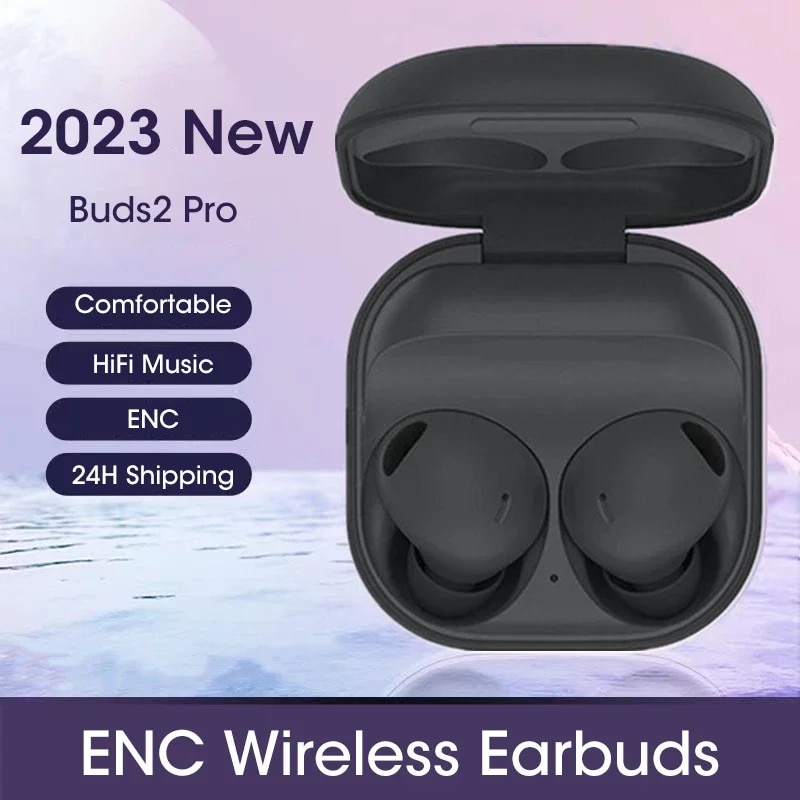 Bluetooth 5.3 Wireless Earphones Earbuds Headset With Mic Buds Pro Buzz 2 Pro Wireless Charging Headphones For Galaxy Buds 2 Pro