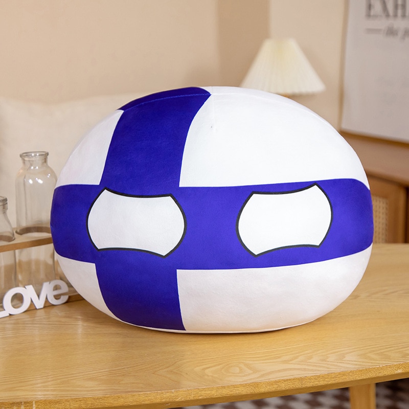 Polandball Pluche Doll Countryball 2 0 Cm Country Ball Football Flag