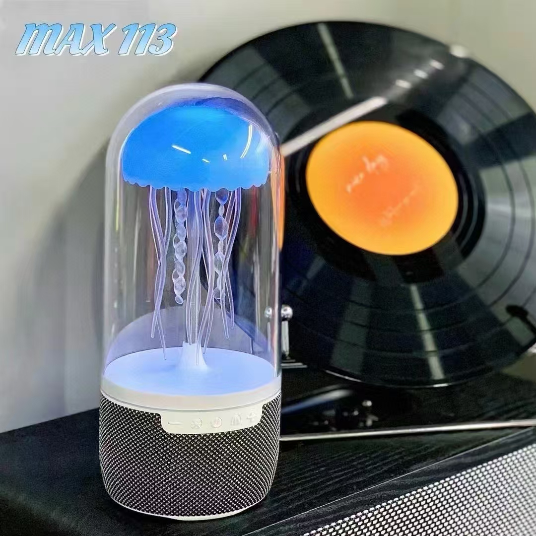Max 113 Jellyfish Speaker with Colorful Octopus Lights. MAX-113 Smart Light Color Speaker Sound Instrument Max113. 