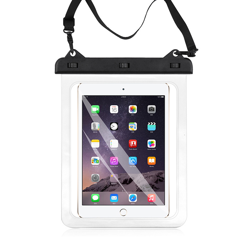 【WSJJ Store】Universal Waterproof Case for iPad Pro 9.7 Dry Bag Pouch New iPad 2017/2018, Up to 11 inch Tablet PC Shell for Swimming