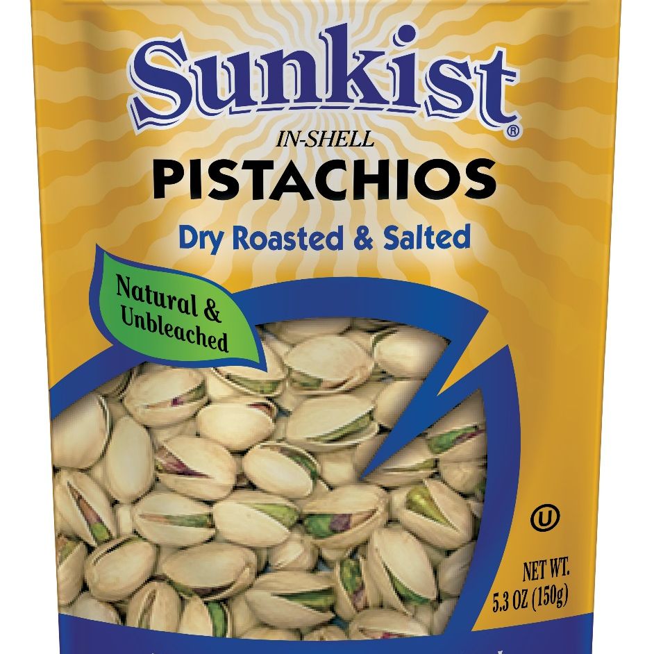 Sunkist Pistachios Dry Roasted Salted 150g.. 