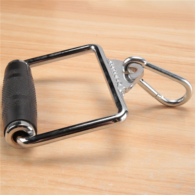 Pulldown Cable Machine Handles, Heavy Duty Triceps Biceps Press Down Cable Handle for Pulley Workouts Home Gym. 