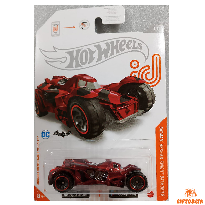 Hot Wheels ID CAR P00347 Batman Arkhan Knight Batmobile Red Daraz .bd