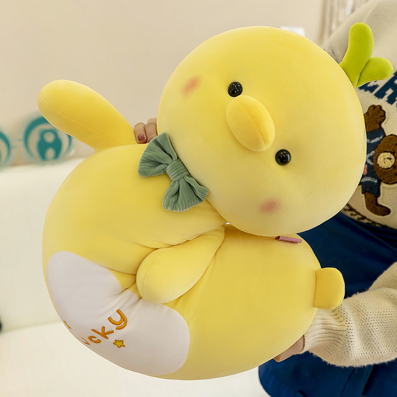 Lucky Chicken Pillow Plush Toy Bed Pillow Home Decoration