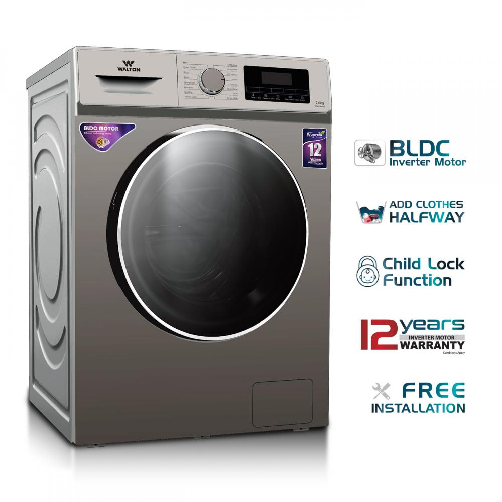 Walton Front Loading Washing Machine 7KG - WWM-AFI70T