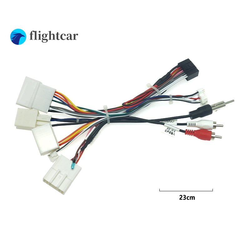 flightcar Car Stereo Audio 16PIN Android Wiring Harness Power Cable Adapter With Canbus Box For Toyota Tundra/Sequoia/Lexus 330/350. 