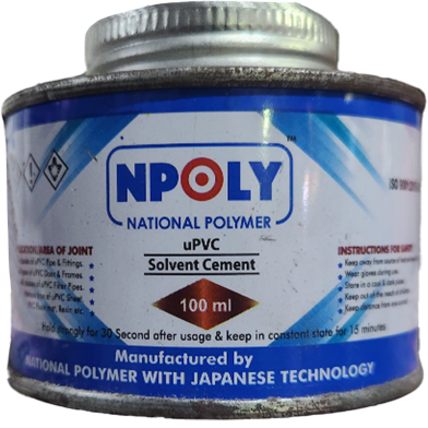 National Polymer UPVC Solvent Cement/Solution 500ml. 