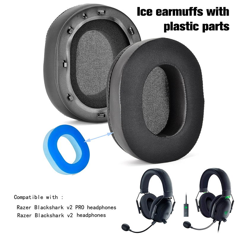 Replacement Ear Pads Cushions Replacement Compatible with Razer BlackShark V2 Pro / V2X Wireless Gaming Headset Hudduo. 