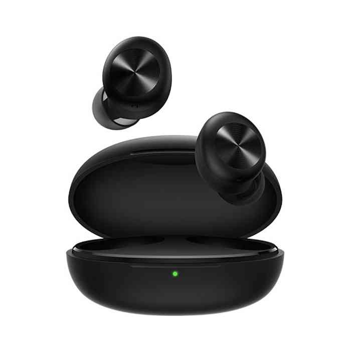 DIZO GoPods D(by realme Techlife) True Wireless in Earbuds with Enviornment Noise Cancellation - Black. 