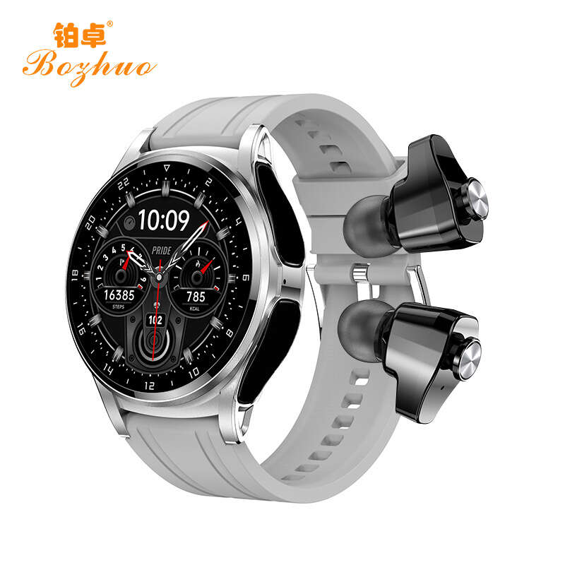 GT69 Smart Watch Earphones 2-in-1 HD Call Heart Rate Monitoring Huaqiangbei Upgraded GT66. 