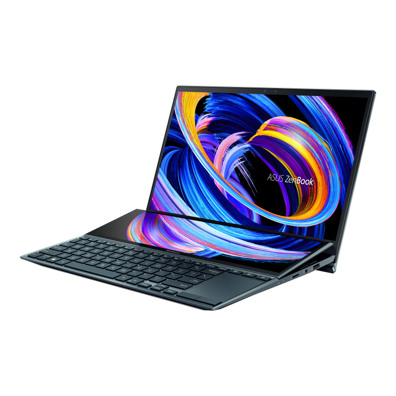 ASUS Zenbook Duo 14 UX482EAR Core-i7 11th Gen Laptop - 16GB LPDDR4X RAM - 512GB SSD - Intel Iris Xe Graphics - Celestial Blue #UX482EAR-KA433W. 