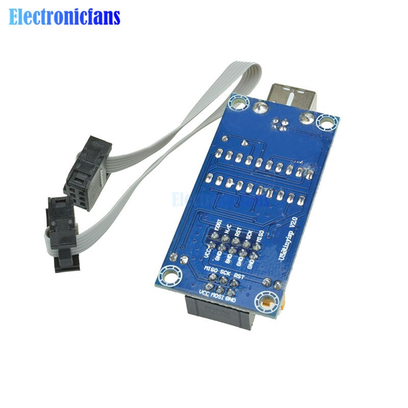 【Mary DAI Store】1Set USBTiny USBtinyISP AVR ISP Programmer Bootloader For Arduino UNO R3 10pin Programming. 