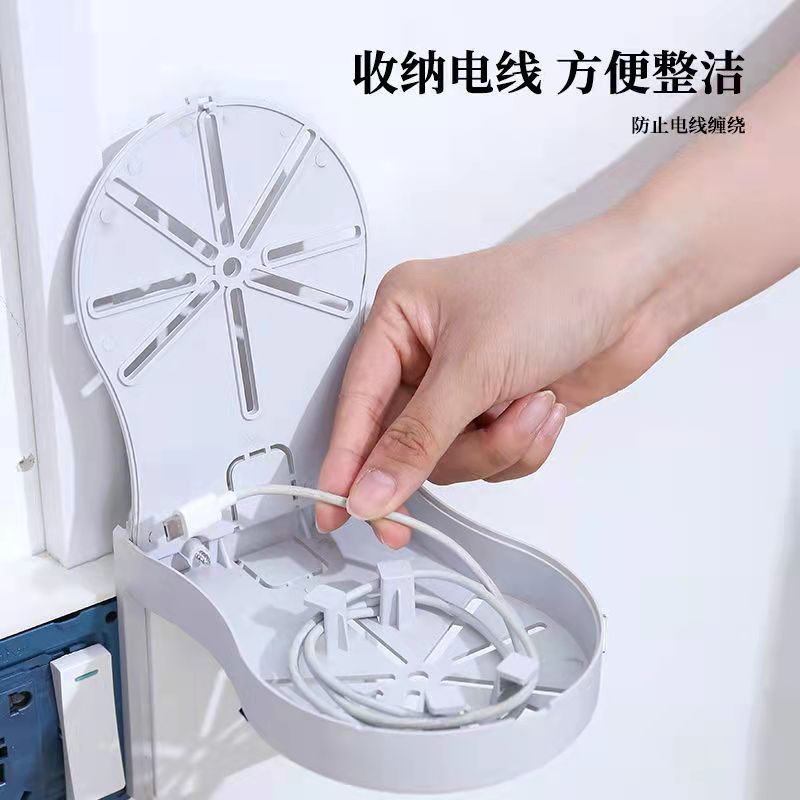 Non-perforated monitoring bracket Xiaomi EZVIZ Cloud 360 home 86 panel camera base hidden line moving head machine. 